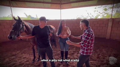 Big tits action with temperament loved one from Pelaje Mix