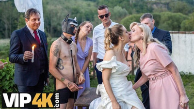 Pretty treasure's wedding day porn