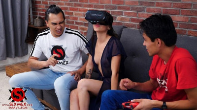 Vr smut with provocative Sara Villegas from Sexmex