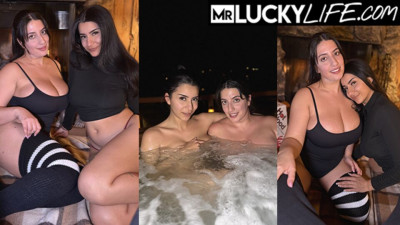 Watch sex hungry Sarah Arabic and Roxie Sinner's movie