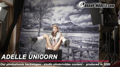 Adelle and Adelle's adelle unicorn trailer
