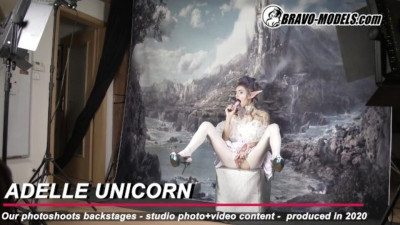 Bravo Models featuring Adelle Unicorn and Adelle's behind the scenes scene
