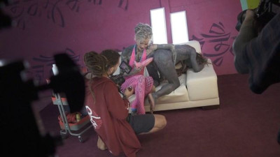 Dazzling Anuskatzz and Lily Lu at high heels action