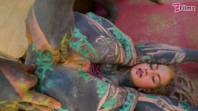 Anal piledriver porn with consummate Anuskatzz and Nikolaz Zpageti from Dirty Dreaz
