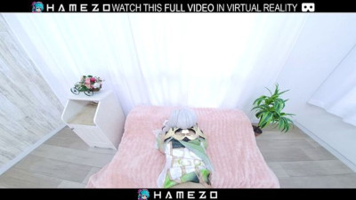 Bubbly mantrap at cosplay action