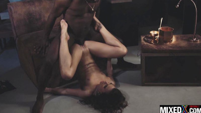 Oral sex with steamy Amirah Adara from Mixed X
