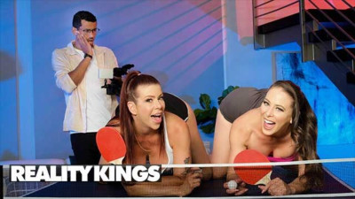 Superb Alexis and Cherie's ball licking video