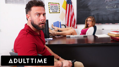 Lustful Seth Gamble and Annie King - sloppy deepthroat porn - Adult Time