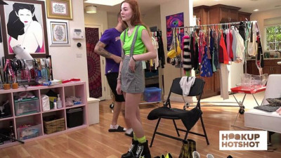 Outstanding Bryan Gozzling and Megan Winters - miniskirt trailer - Hookup Hotshot