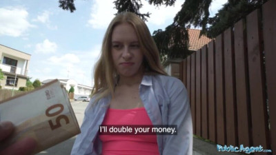 Public Agent featuring Nikki Riddle's pornstar clip