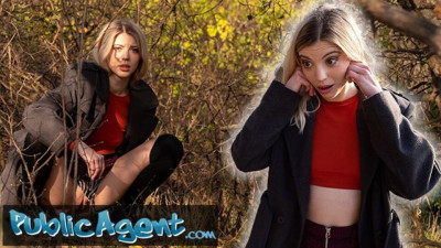 Outdoors scene with cute Musa Martina from Public Agent