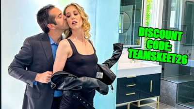 Creampie clip with come-hither Donnie Rock and Millie Morgan from Team Skeet