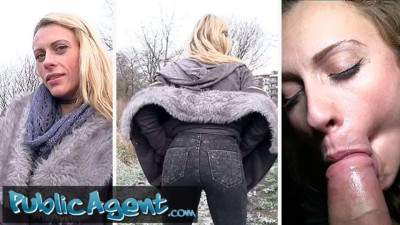 Naughty Martin and Brittany's public smut