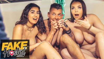 Aysha and Sofia Lee's babe porn by Fake Hostel