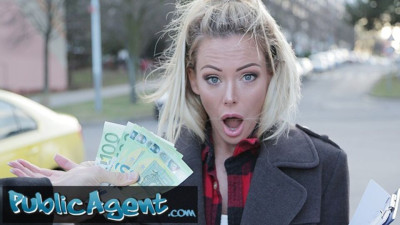 Blonde scene with randy Isabelle Deltore from Public Agent