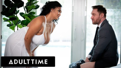 Adult Time featuring Sam Shock and Ashlyn Peaks's twerking on dick action