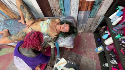 Lily Lu and Edonekaliyuga's dreadlocks dirt by Dirty Dreaz