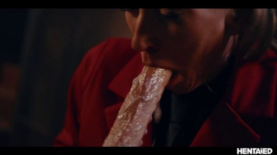 Fascinating Addison's deep throat sex