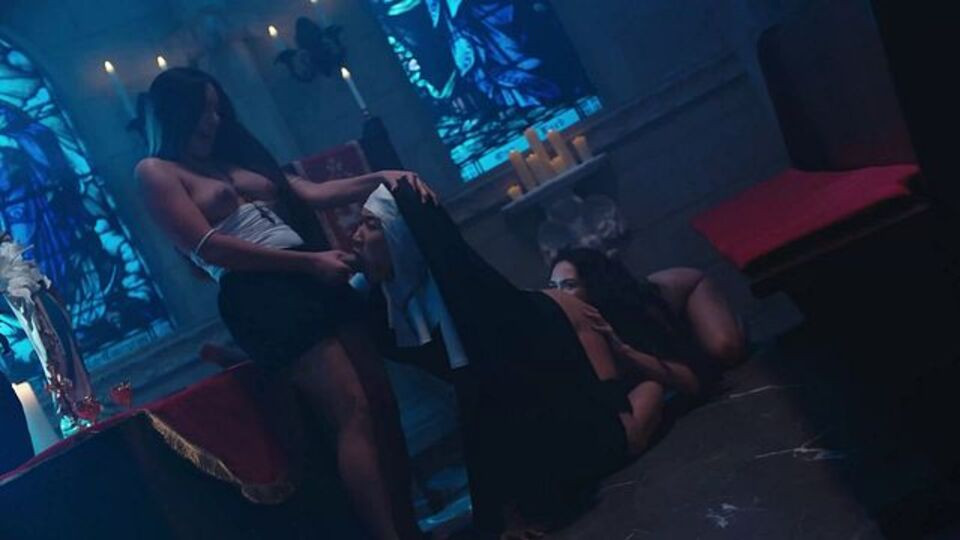 Kyoko and Shelena's nun sex smut by Futanari Free Porn Videos | BestPornHubs.