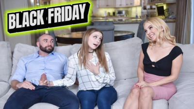 Bouncy Aaliyah Love and Stirling Cooper - big tits scene - Family Strokes