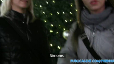 Playful Simone and Bianca's reality clip