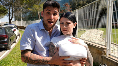 Public Bang featuring Lilly Flower's doggystyle porn