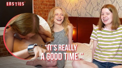 Ersties featuring Petite Blonde and Chrissy's shaved movie