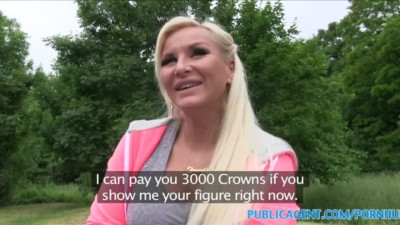 Jarushka Ross's outside porn by Public Agent