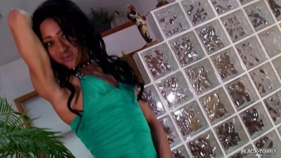 Playful Anita Sparkle - masturbation smut - Black TGirls