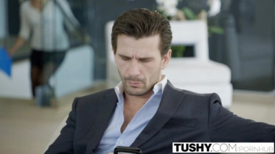 Gag smut with insatiable Manuel Ferrara and Kate England from Tushy