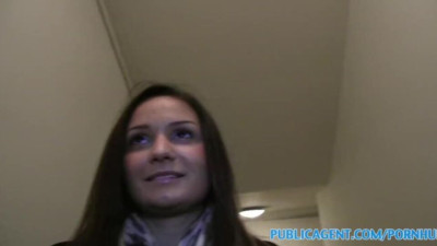 Sex for cash trailer with pulchritudinous Anina Silk from Public Agent
