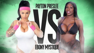 Brilliant Payton Preslee and Ebony Mystique - blowjob action - MYLF
